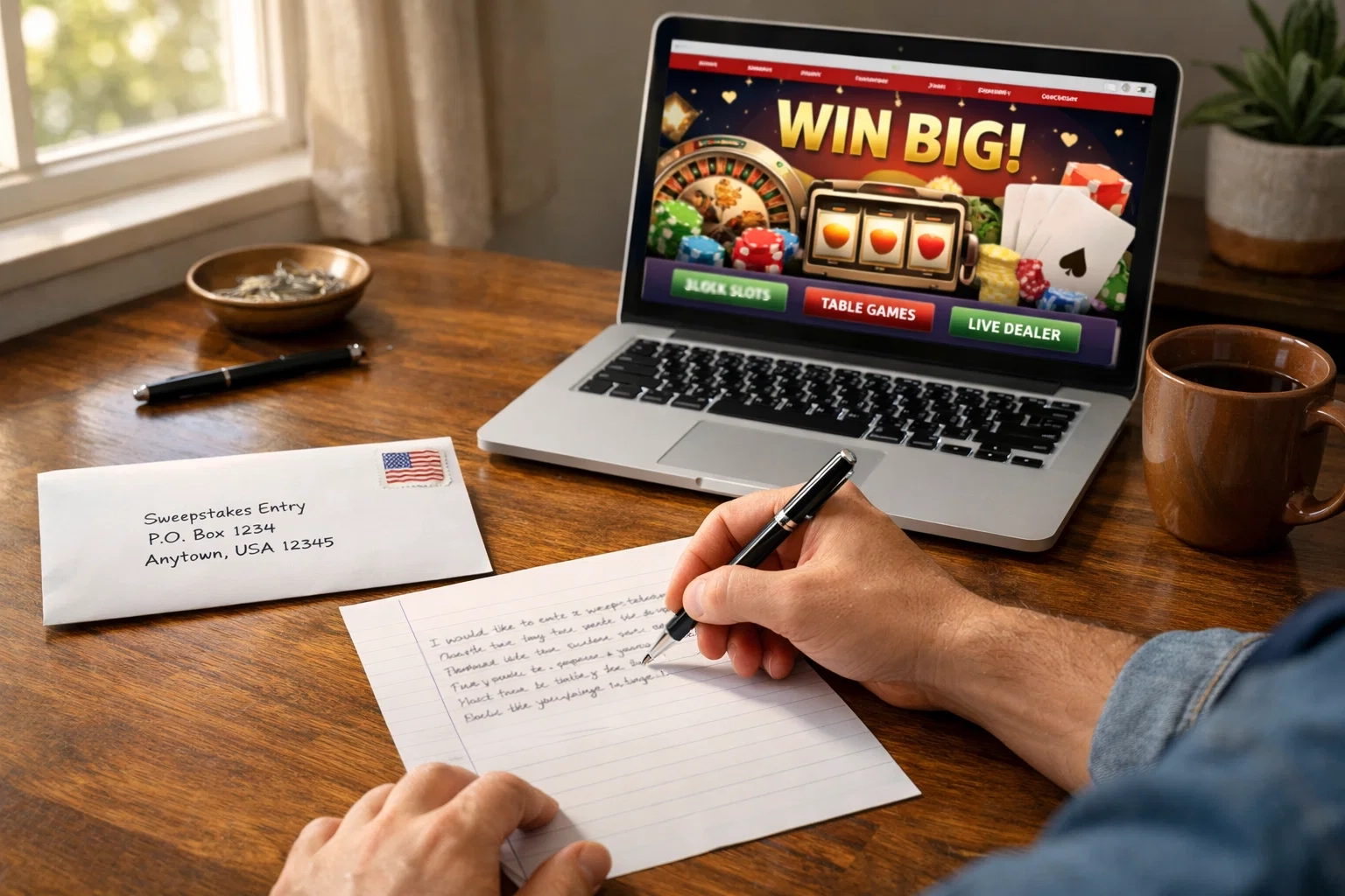 Free entry methods for sweepstakes casinos without purchase