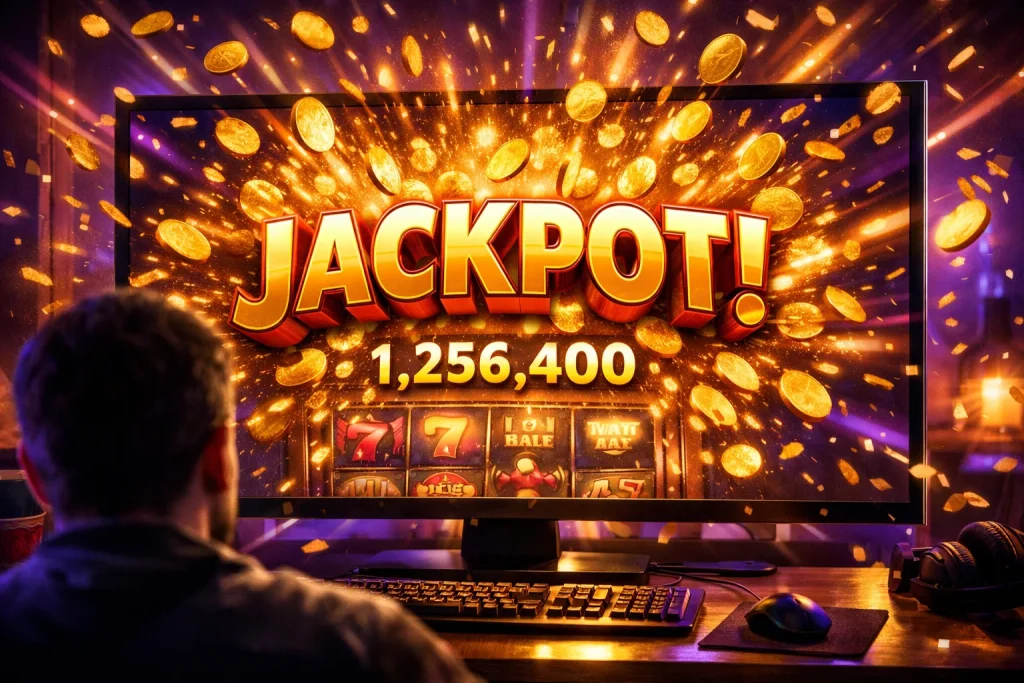 Progressive and fixed jackpot prizes at sweepstakes casinos