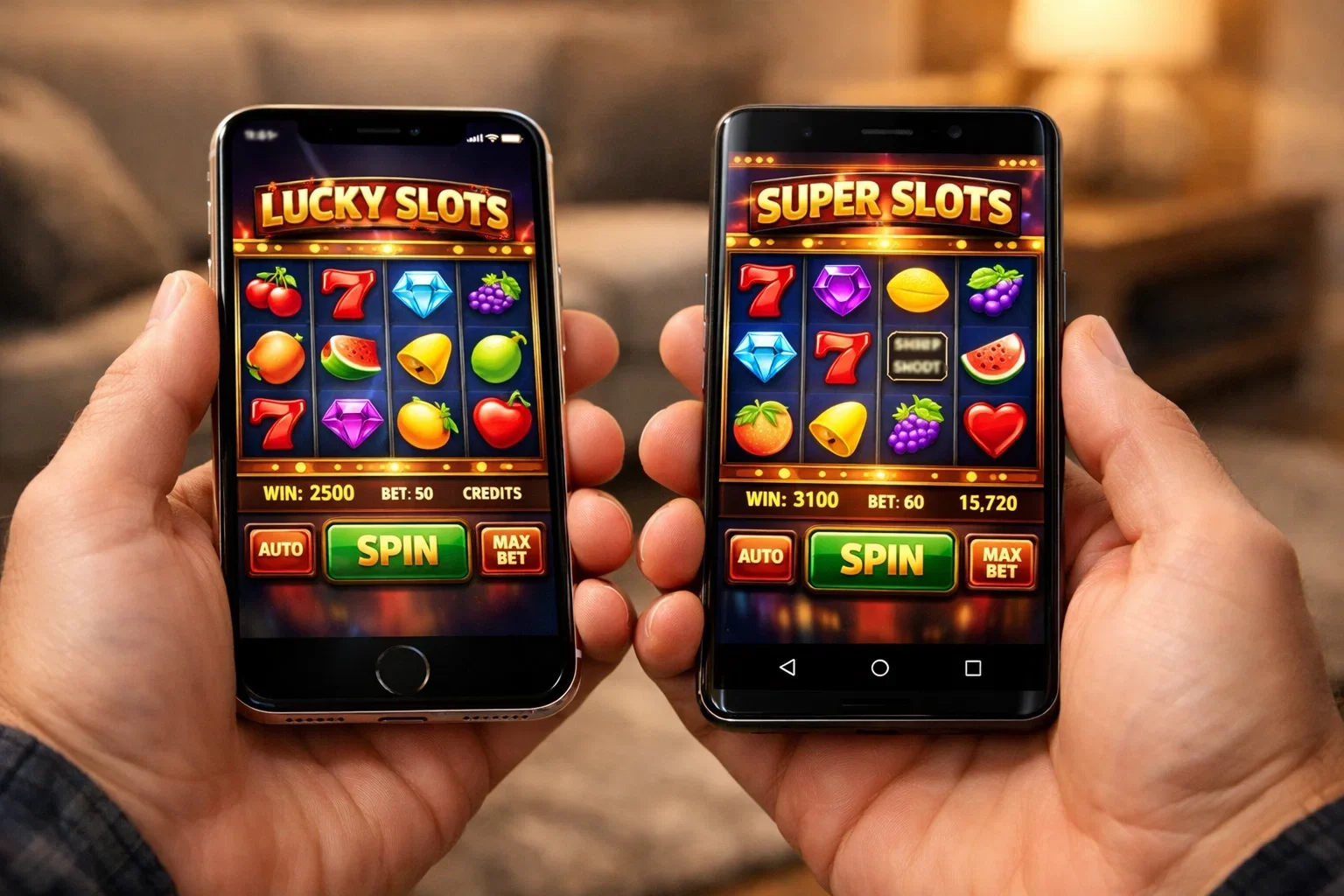 Sweepstakes casino apps on iPhone and Android devices