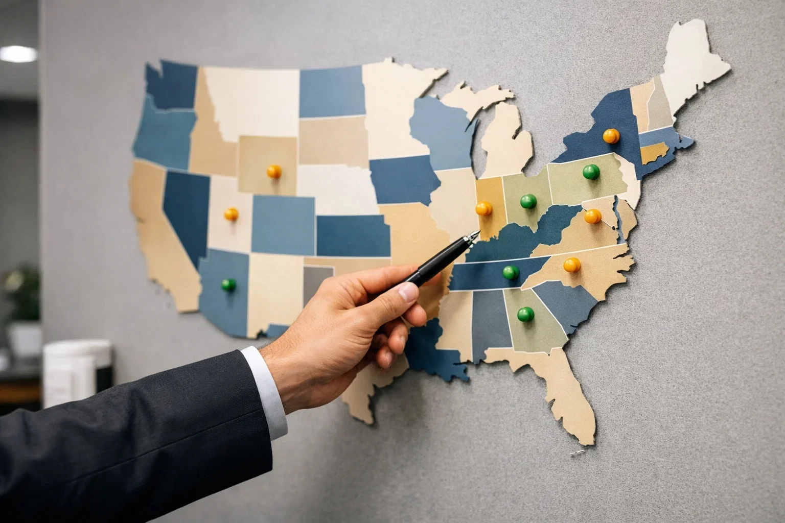 US state legality map for sweepstakes casinos showing accessible and restricted states